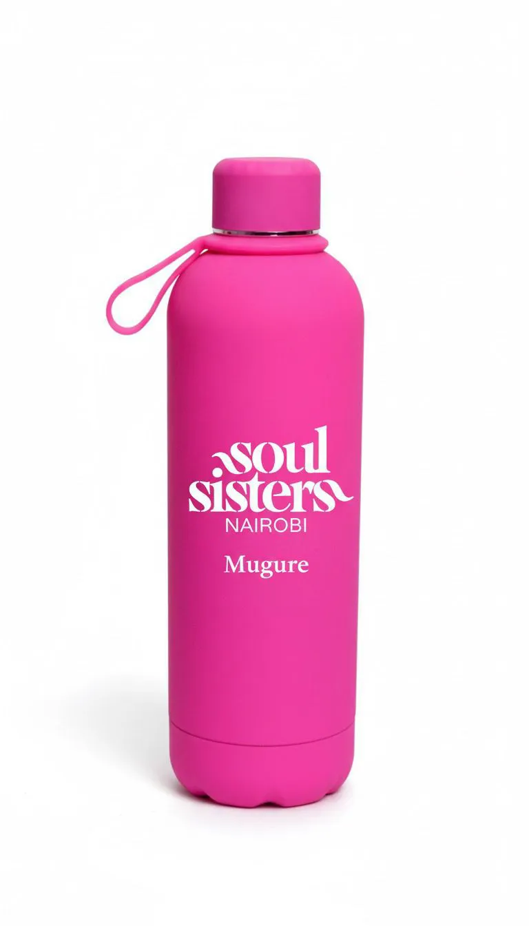 Soul Sisters Water Bottle – Deep Pink